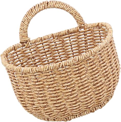 Amazon Zerodeko Woven Storage Basket Sundries Organizer Wall