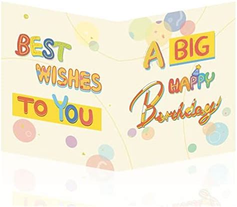 Amazon Homanga Jumbo Birthday Card Big Happy Birthday Greeting