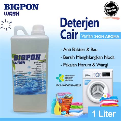 Deterjen Cair Sabun Cair Laundry Murah Liter Non Aroma Harga