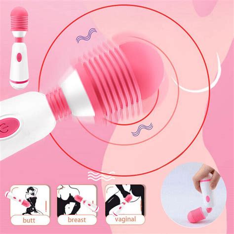 Clitoris Vibrator Multispeed G Spot Rotating Dildo Nipple Massager