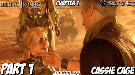 Mortal Kombat 11 Story Mode Gameplay Part 1 Cassie Cage Chapter 1