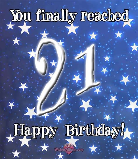 Happy 21st Birthday Wishes - WishesAlbum.com | 21st birthday wishes ...