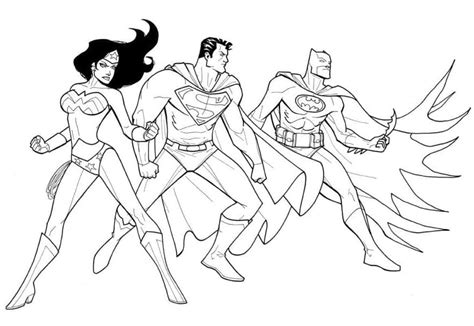 M Larbild Wonder Woman St Lmannen Och Batman Skiv Ut Gratis P