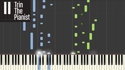 Ludovico Einaudi Divenire Synthesia Piano Tutorial Youtube