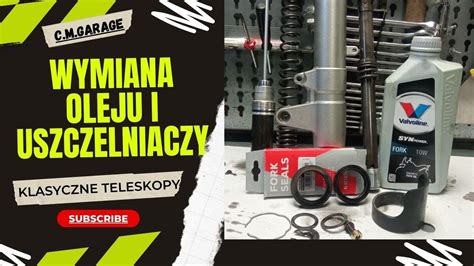 Wymiana Uszczelniaczy Lag I Oleju W Przednim Zawieszeniu W Motocyklu