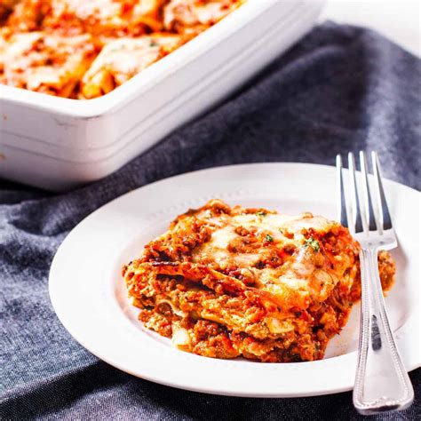 Lasagna with Homemade Noodles - Dishes With Dad