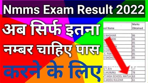 Nmms Result Nmms Cut Off Nmms Result Kab Aayega