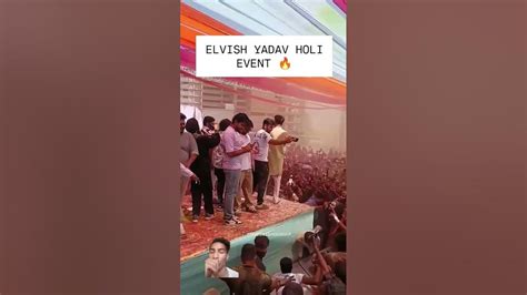 Elvish Yadav Surat Holi Holi Holiday Shorts Shortsfeed Youtube