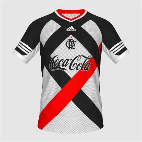 Flamengo Away X Coca Cola Concept FIFA Kit Creator Showcase