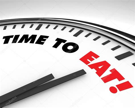 Time To Eat Clock — Stock Photo © Iqoncept 4434609