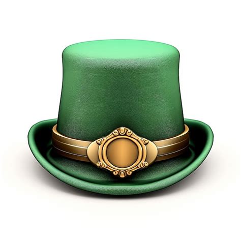 Premium Photo St Patricks Hat With Clover Vector Illustration