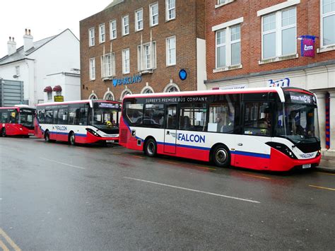 Falcon Buses Byfleet YX20OCY On Route E16 And YX68UJP On Flickr