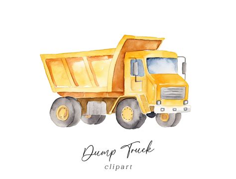 dump truck clip art 1