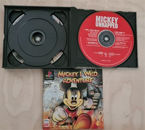 Mickeys Wild Adventure Sony PlayStation One PS1 Game Rare Big Box With