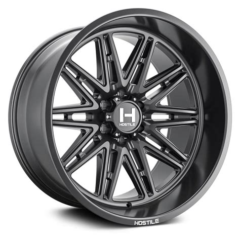 Hostile H126 Maniac Black PowerHouse Wheels Tires