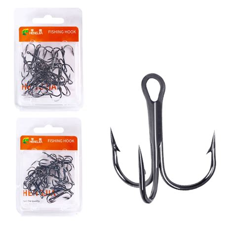 Fishhook Triple Hooks Treble Carbon Steel Fishing Hooks Carbon