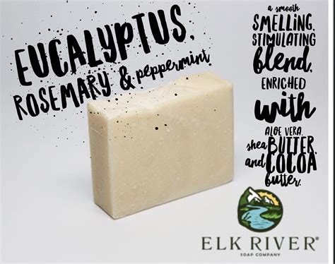 Eucalyptus Rosemary And Peppermint Handmade Soap From Elk River Soap