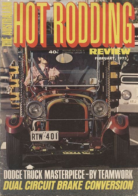 History Early Australian Hot Rodding Mag Covers The H A M B