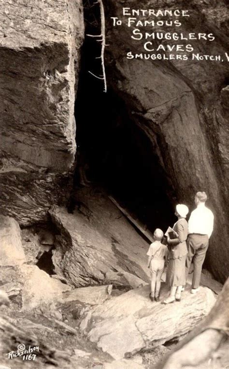 Entrance To The Famous Smugglers Cave Smugglers Notch Vermont