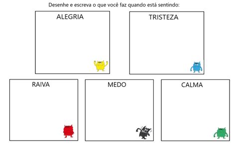 Monstros Das Cores Atividades - Atividades sobre o livro o monstro das cores de anna llenas – Artofit