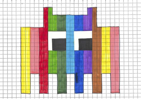 Pixel Art Grid Rainbow - Pixel Art Grid Gallery