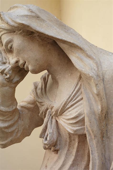 Weeping Woman Statue In A Courtyard Bratislava Slovakia Photograph By Julia Franklin Briggs