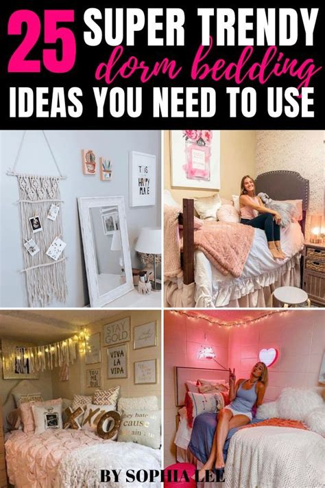 Ive Been Looking Everywhere For Cute Dorm Bedding And These Ideas Are