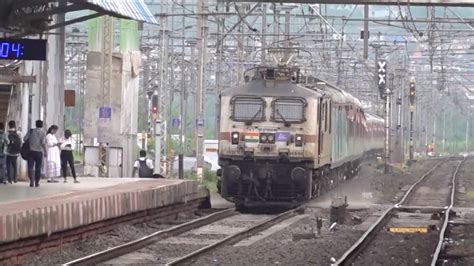 Absolute Joy Watching 22221 Csmt Nzm Push Pull Rajdhani Express In Full