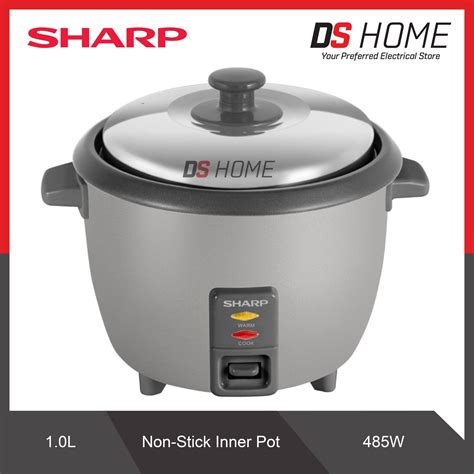 SHARP KSH108SSL RICE COOKER 1 0L DS HOME