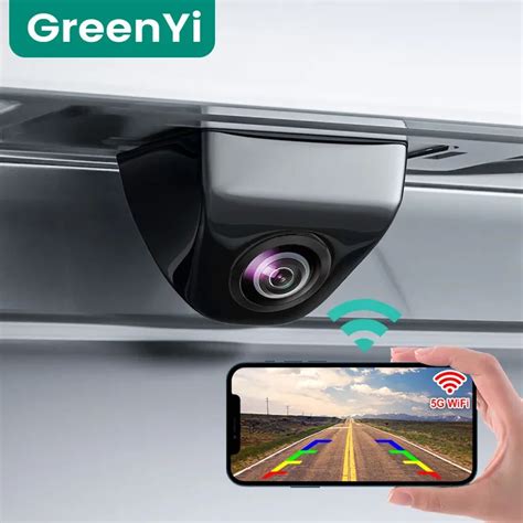 Greenyi Enregistreur DVR de voiture WiFi sans fil Fisheye caméra de