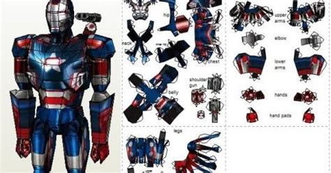 Iron Patriot Pepakura