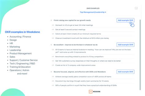 Free OKR Templates To Support Your OKR Process In 2023 Weekdone