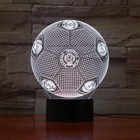 Football 27 3d Optical Illusion Led Lamp Hologram The 3d Lamp®