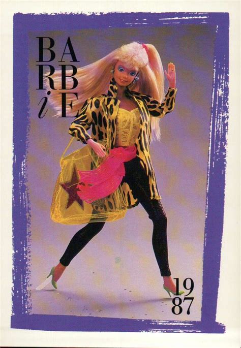 Barbie Collectible Fashion Card Concert Tour Fashions 1987 EBay