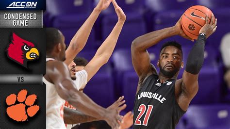 Louisville Vs Clemson Condensed Game 2020 21 ACC Men S Basketball