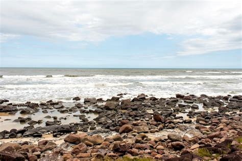 Premium Photo | Landscape of the torres beach in rio grande do sul brazil