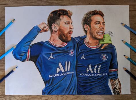 messi neymar messi ronaldo neymar  drawing messi