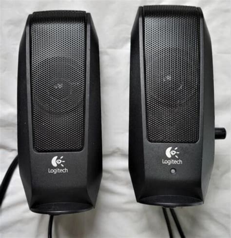 Logitech S120 Desktop Speaker System Black New Open Box 97855056702 Ebay