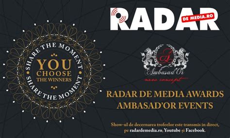 Vezi Aici In Direct Gala Premiilor Radar De Media Radar De Media