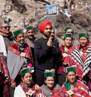 Diljit chills with residents of Kinnaur, practices pahadi jhumar dance steps