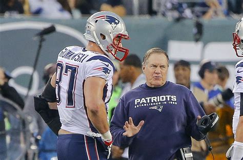 Bill Belichick Calls Out Rob Gronkowski