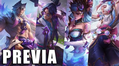 9 Skins Florescer Espiritual Sett Master Yi Soraka Syndra