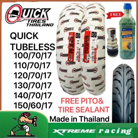 Quick Tire Free Tire Sealant Pito Phoenix Tubeless By