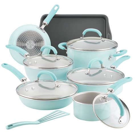 Rachael Ray Create Delicious Piece Aluminum Nonstick Pots And Pans