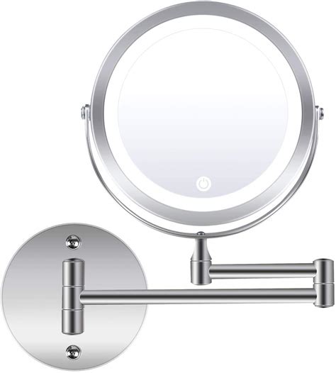 Buy Wall Ed Makeup Mirror X X Magnification Degree Rotation