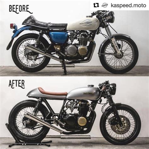 Jimmy On Instagram Before And After Cb Kaspeed Moto