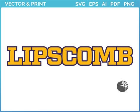 Lipscomb Bisons Wordmark Logo College Sports Vector Svg Logo