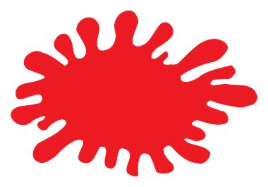 Big Red Paint Splatter transparent PNG - StickPNG