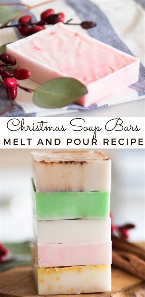 5 Christmas Soap Recipes Melt And Pour Easy Soap Recipes Handmade