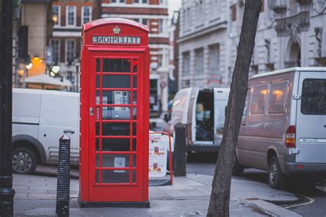 Free picture: red, telephone, box, street, call, telephone, phone